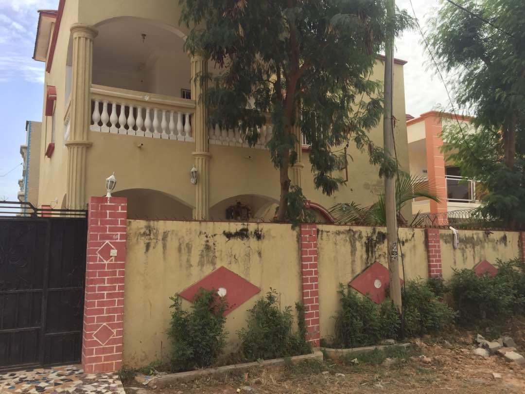 This is 4 bedrooms with boys quarter for sale D14,000,000 million at Brusubi phase 1